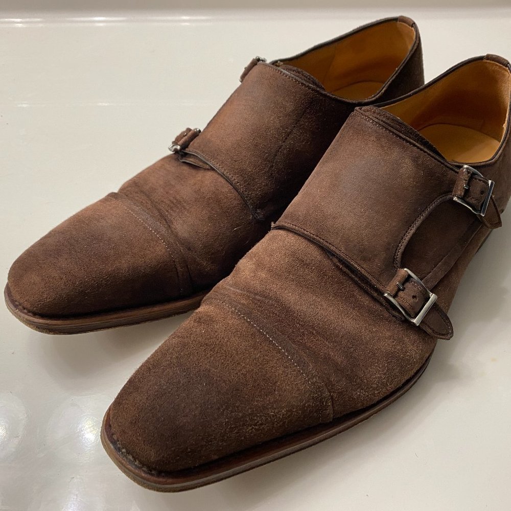 Magnanni Mancera Brown Suede 8.5 D
